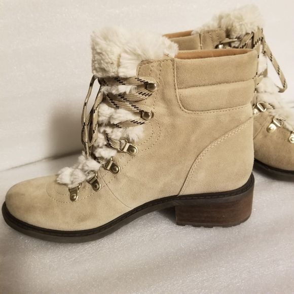 Sam Edelman Darrah 2 Winter Ankle Bootie Sand 8.5 - Picture 4 of 12